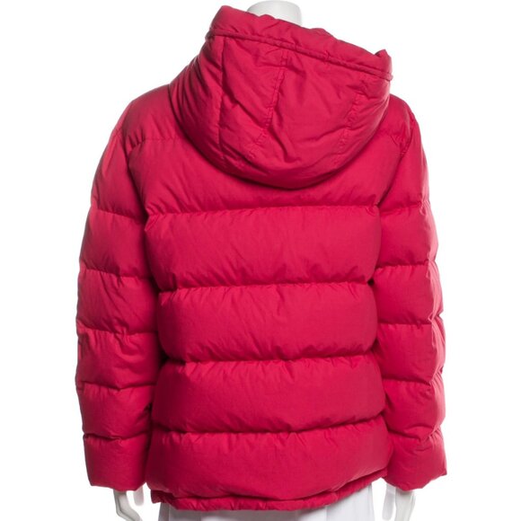 Maje NWT Down Puffer Jacket Hooded Coat Size L - Picture 7 of 11